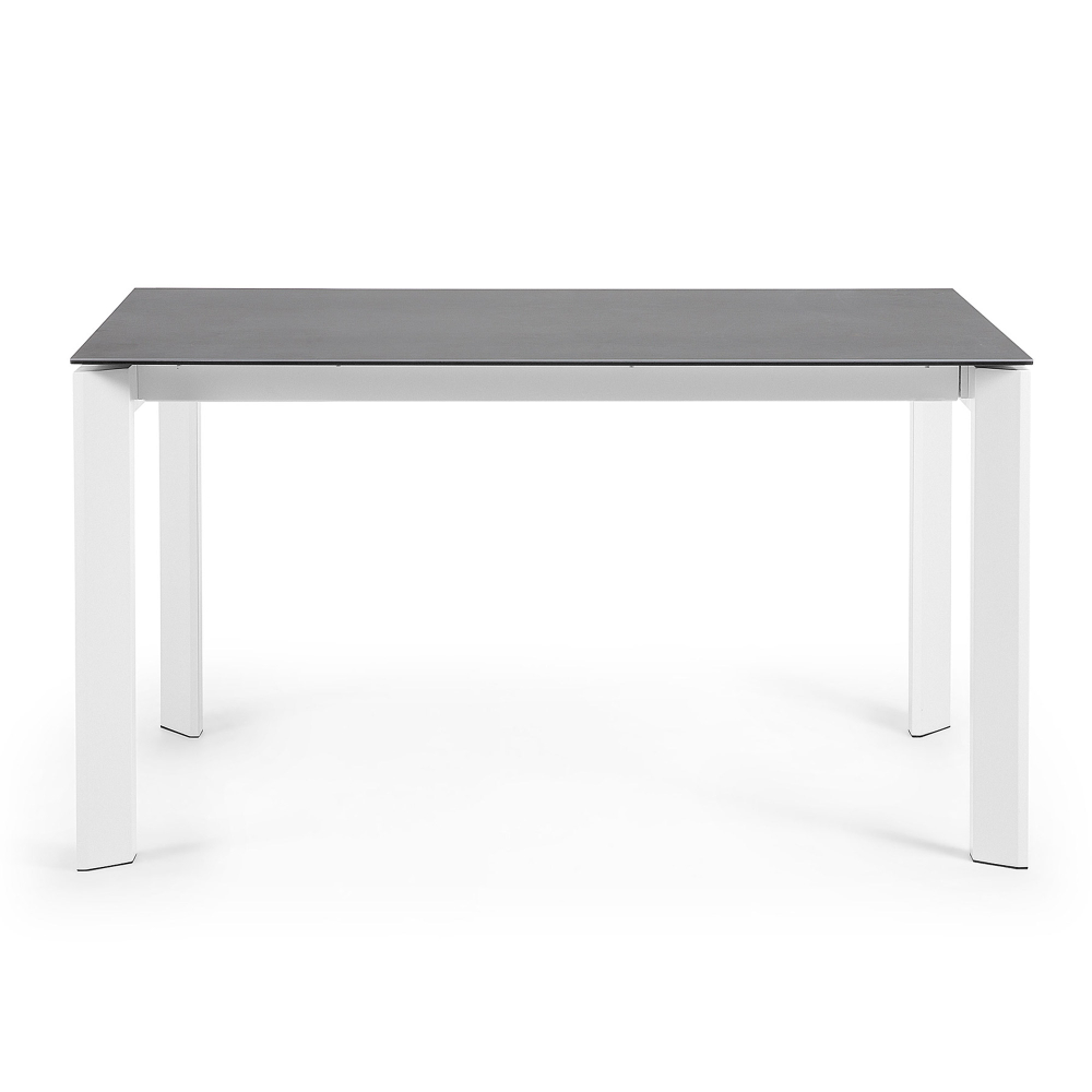 Стол Atta 140 (200) x90 белый керамический