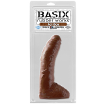 Коричневый фаллоимитатор Fat Boy - 24,8 см. (Цвет: коричневый)