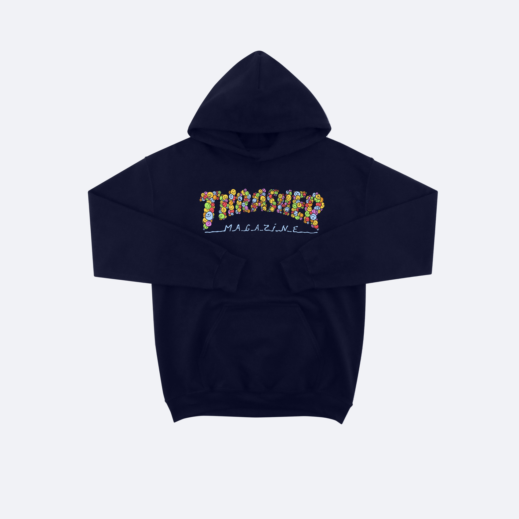 Худи Thrasher Smile By Spanky Hoodie (navy) артикул: - купить в магазине Дайс