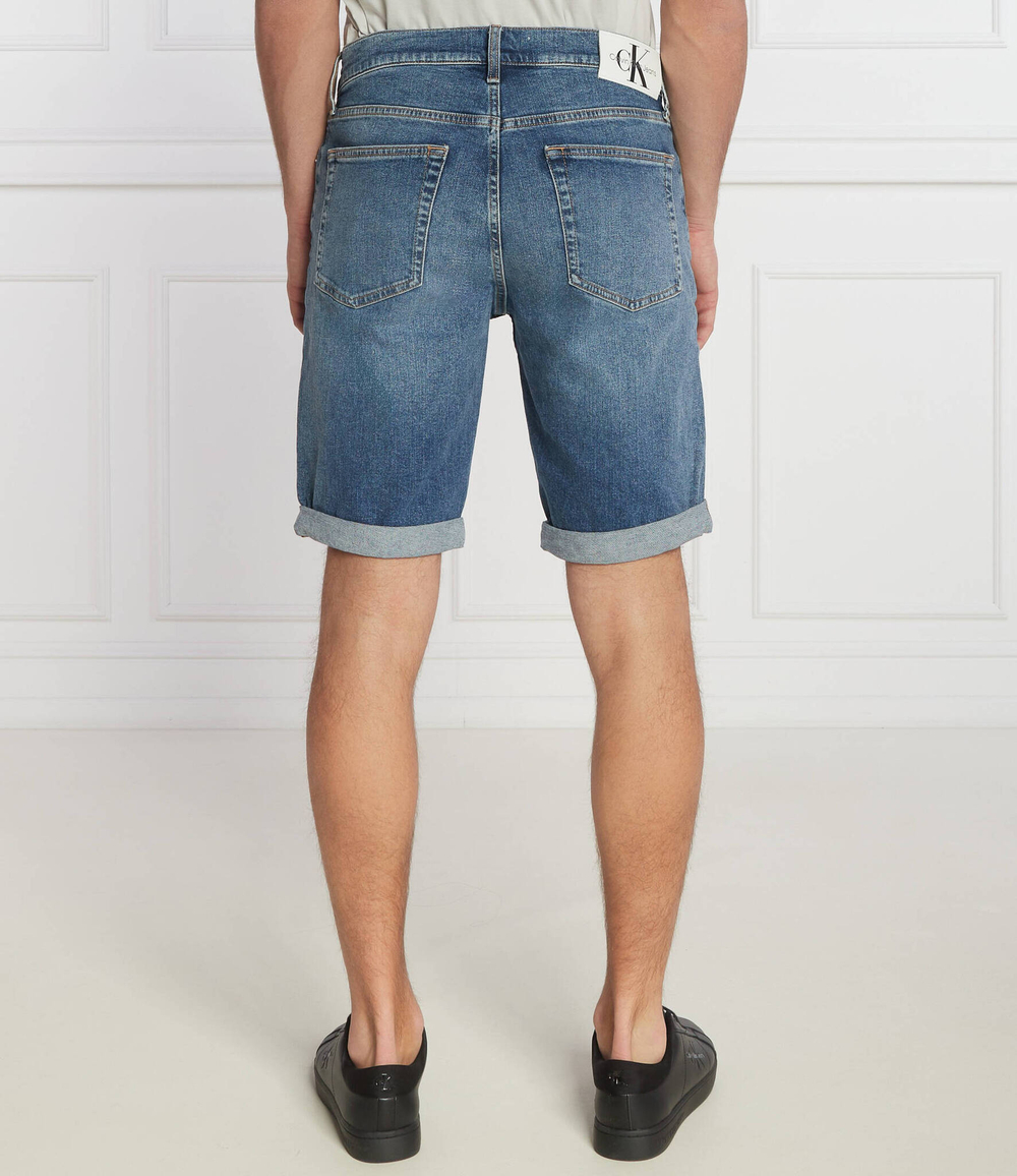 Джинсовые шорты CALVIN KLEIN JEANS - голубой(J30J324874)
