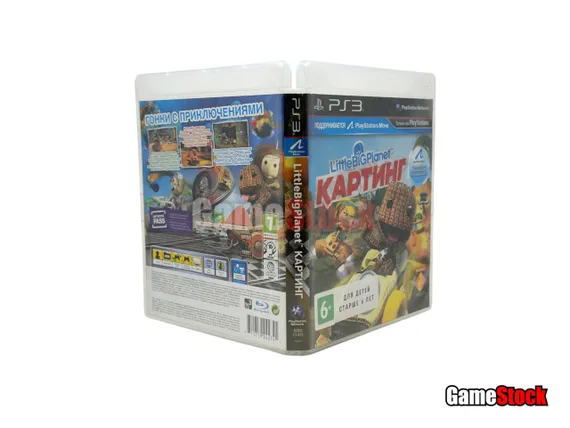 PS3 LittleBigPlanet Картинг (Karting) (поддержка PS Move) (Б/У, Полностью на русском языке, BCES-01422)