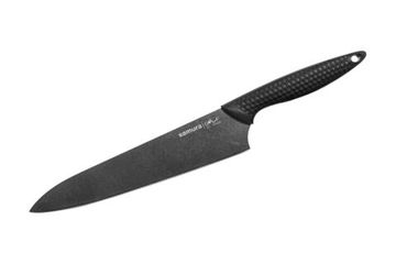 Нож кухонный Samura GOLF Stonewash Шеф 221 мм, SG-0085B/K