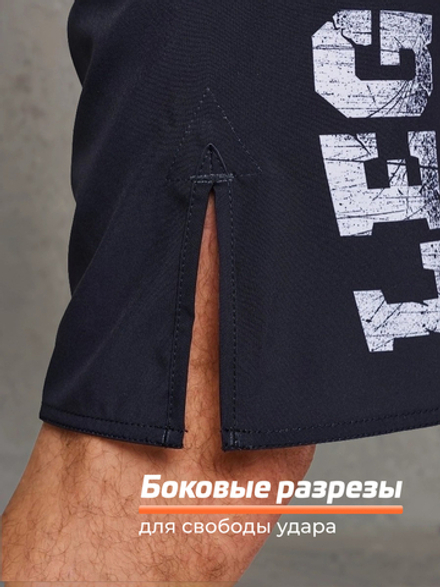 Шорты спортивные тренировочные LEGENDA Щит и Меч черный