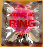 Толстое розовое эрекционное кольцо с вибратором (Цвет: розовый)