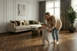 HDF Ламинат FLOORFORT Орех Кембридж 19023 НС