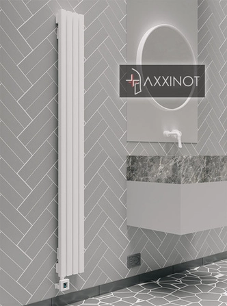 Axxinot Fortalla VE 2000 - вертикальный электрический трубчатый радиатор высотой 2000 мм, белый