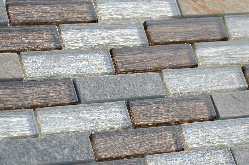 Мозаика LeeDo: Naturelle - Onega 29,8x29,8x0,8 см (чип 23х73х8 мм)