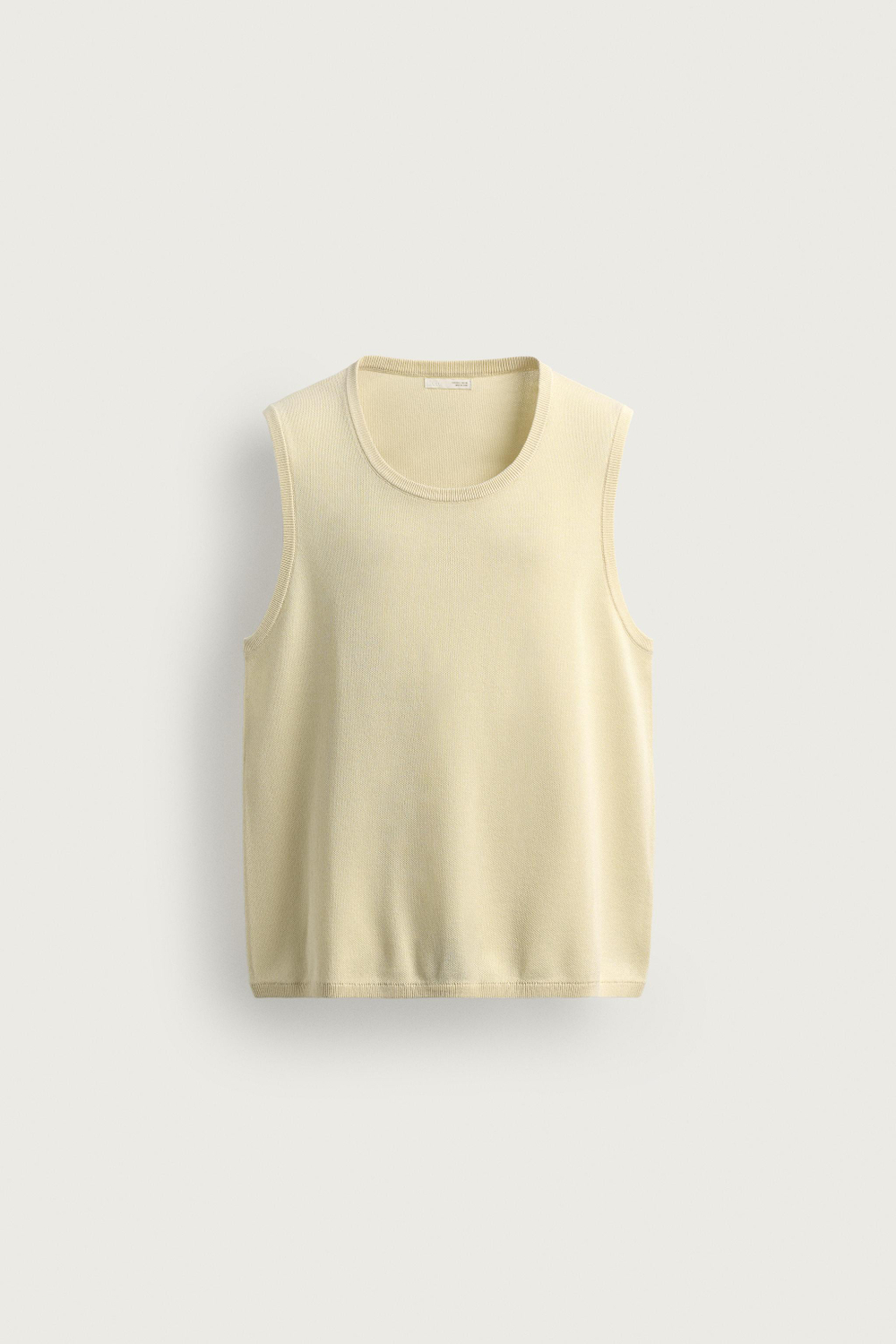 ЖИЛЕТ ИЗ РЕЛЬЕФНОГО ТРИКОТАЖА — ZARA · 5536/301