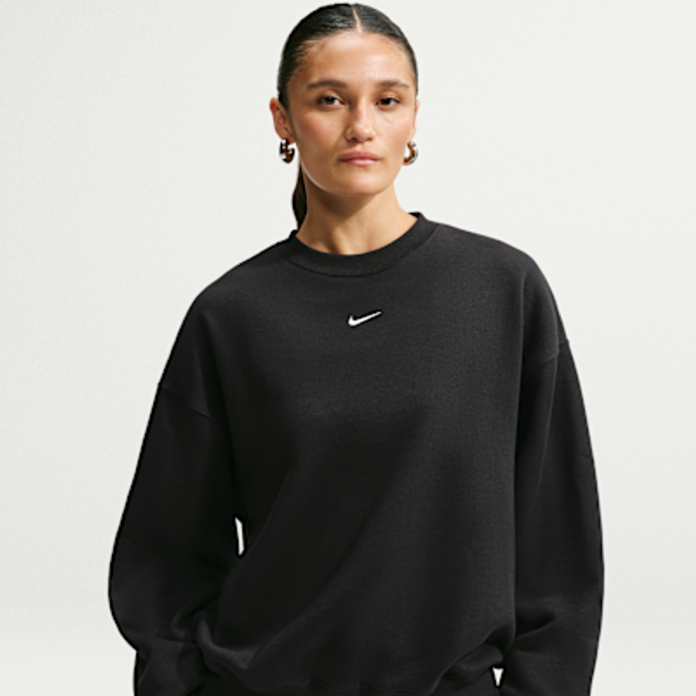 Женская толстовка свободного кроя с круглым вырезом Nike Studio Fleece Medium Weight - Nike