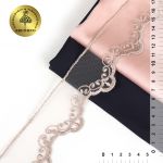 Кружево на сетке 50 мм / 13.71 метра (жесткая сетка), Exclusive TBY 2BS228K1, цв.N4815 кофе, Kruzhevo