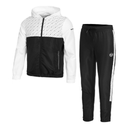 Мужские теннисные Костюмы Sergio Tacchini Diamante Tracksuit Men - Black, White