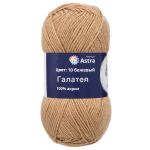Пряжа Astra Premium (Астра Премиум) Галатея / уп.3 мот. по 100 г, 250 м, 10 бежевый