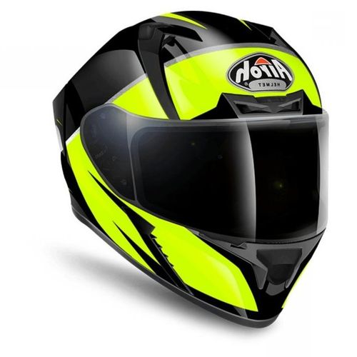 Купить Мотошлем Интеграл Airoh Valor Eclipse Gloss / Черно-желтый