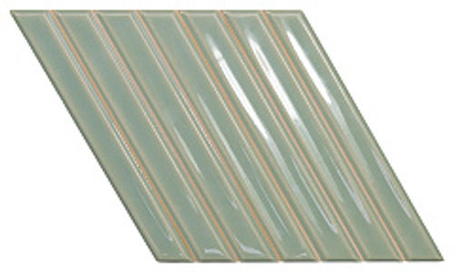 Керамическая плитка для стен WOW SPIKE BARS A Fern Gloss 15x25,9
