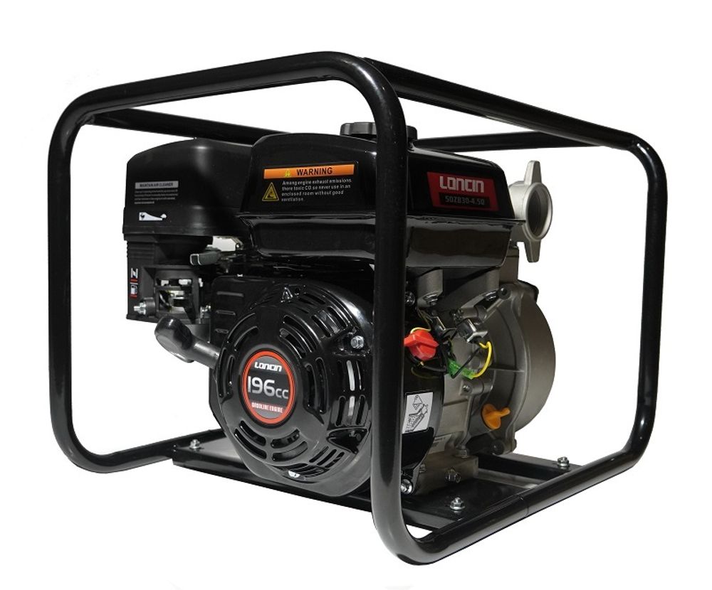 Мотопомпа бензиновая Loncin LC50ZB30-4.5Q - для чистой воды [50 мм | 30 м³/ч | 500 л/мин]