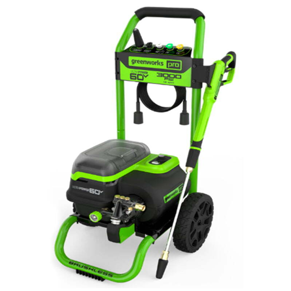 Мойка высокого давления аккумуляторная Арт. 5106207, 60V, 250 бар, бесщеточная, с портом на 2 АКБ
