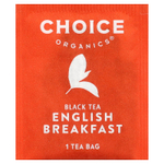 Choice Organics, Black Tea, English Breakfast, 16 чайных пакетиков, 32 г (1,12 унции)