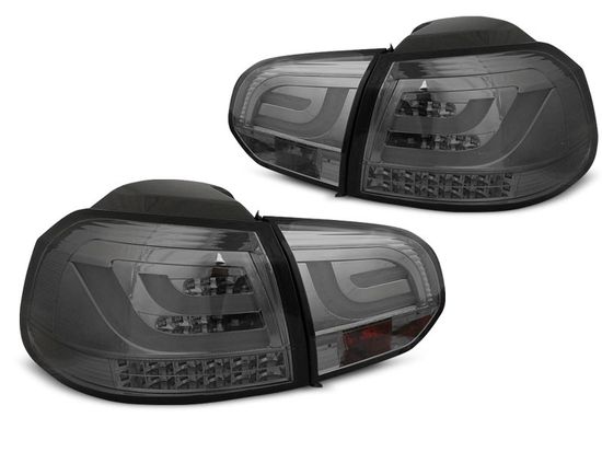 Задние фонари для Volkswagen Golf VI (08-12) LED темные