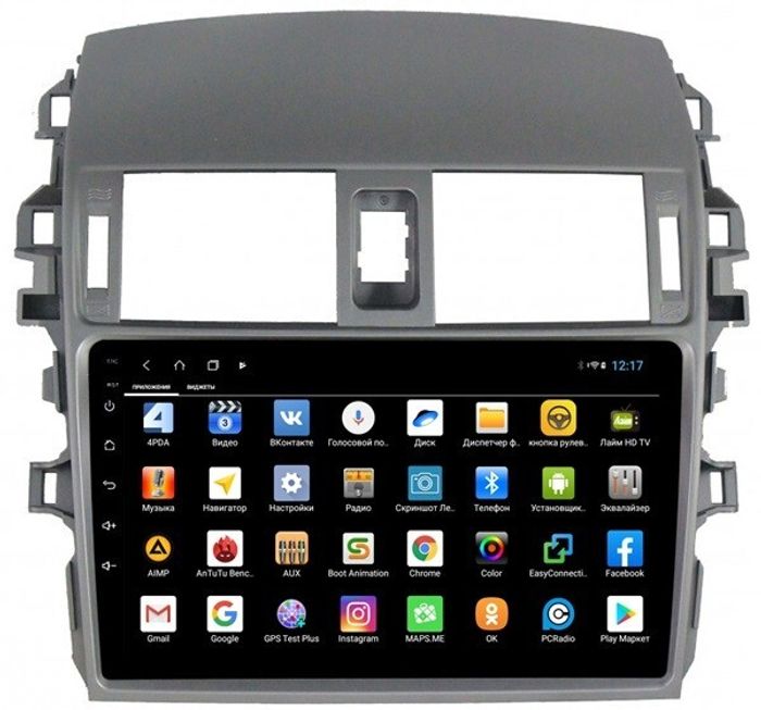 Магнитола для Toyota Corolla 2007-2013 - Parafar PF692XHD на Android 13, CarPlay, 4G SIM-слот