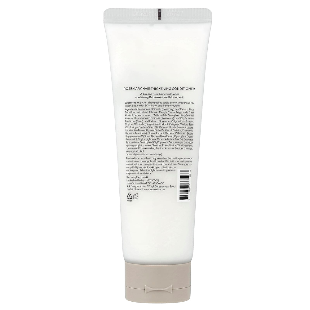 Aromatica, кондиционер для густоты волос, с розмарином, 180 мл (6 жидк. унций)