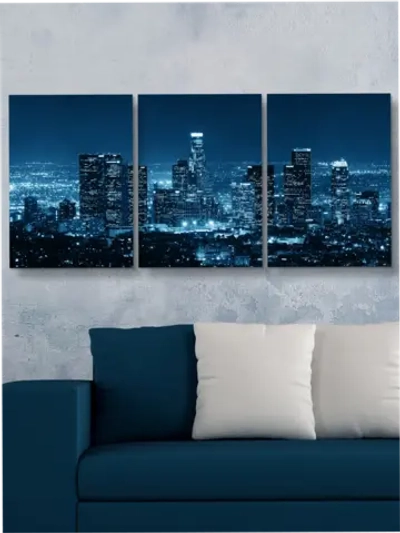 Картина Город без сна модульная 50x70см 3шт.