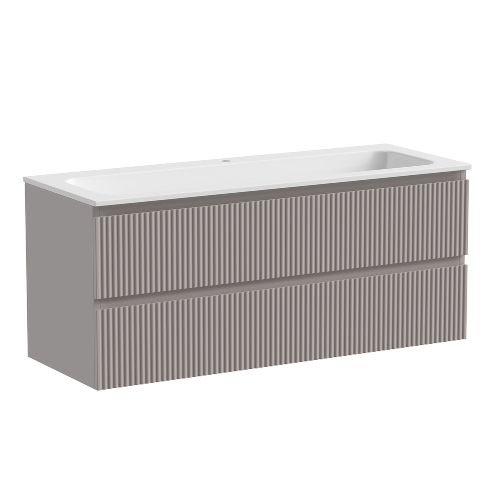 Тумба подвесная под раковину Sancos Snob R, Doha Soft 1195х445х500, арт. SNR120SM