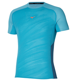 Мужская футболка Mizuno Aero Tee - maui blue