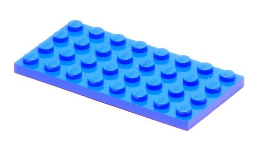 Lego 25шт Плитка 4х8 (синий) 303523