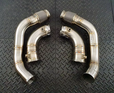 RedStar Exhaust Приемные трубы (Downpipes) без катализаторов с термозащитой BMW X5M F95 / X6M F96 (S63)