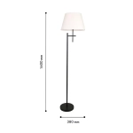 Торшер Carino 4621-1F, 1*E27*60W. ТМ F-Promo