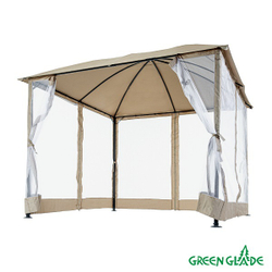 Шатер-беседка Green Glade 1067 3х3х2,6/2м полиэстер