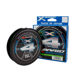 Леска плетеная YGK X-Braid Braid Cord X4 Chartreuse 150м 0.09 мм #0.3
