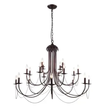 Подвесная люстра 20*E14 2590-20P кофейный Plini Favourite