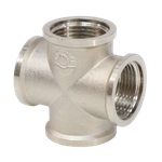 Крест латунь никель Ду 20 (3/4") ВР VALFEX VF.760.N.034