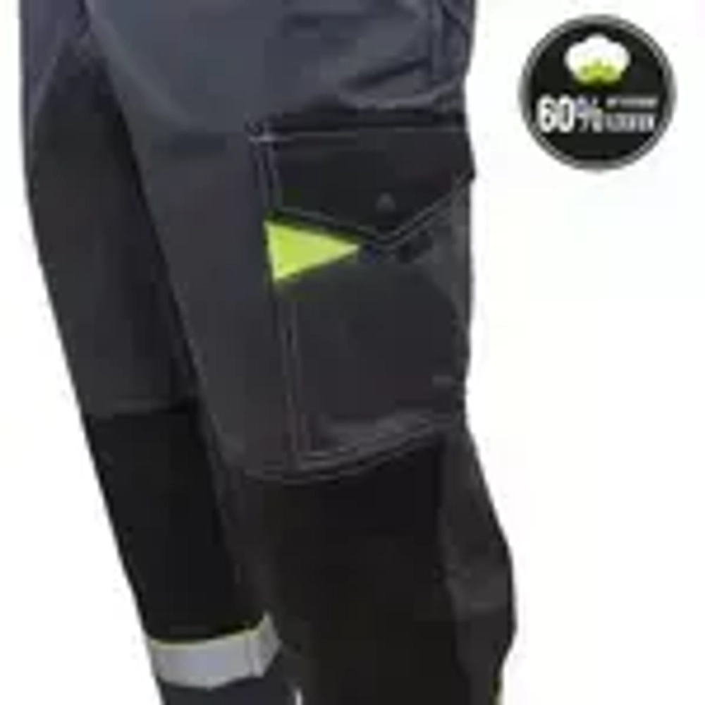 Костюм мужской (комплект) т/серый,лимон и чёрный (48-50) 96-100 182-188 КОРВЕТ КОТТОН сер/лим (48-50) 182-188