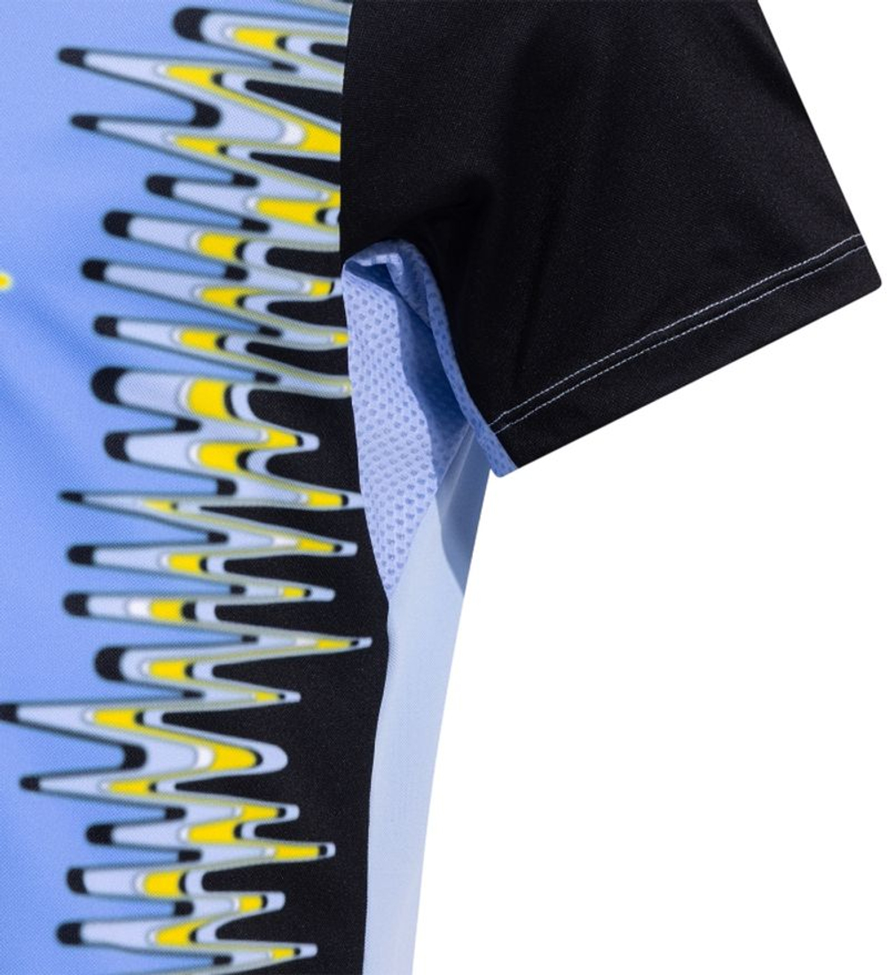 Мужская теннисная футболка Joma Smash Short-Sleeve - blue/black