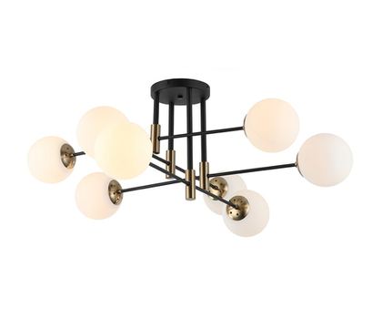 Люстра Kink Light Кайри черный/бронза 07605-8,20