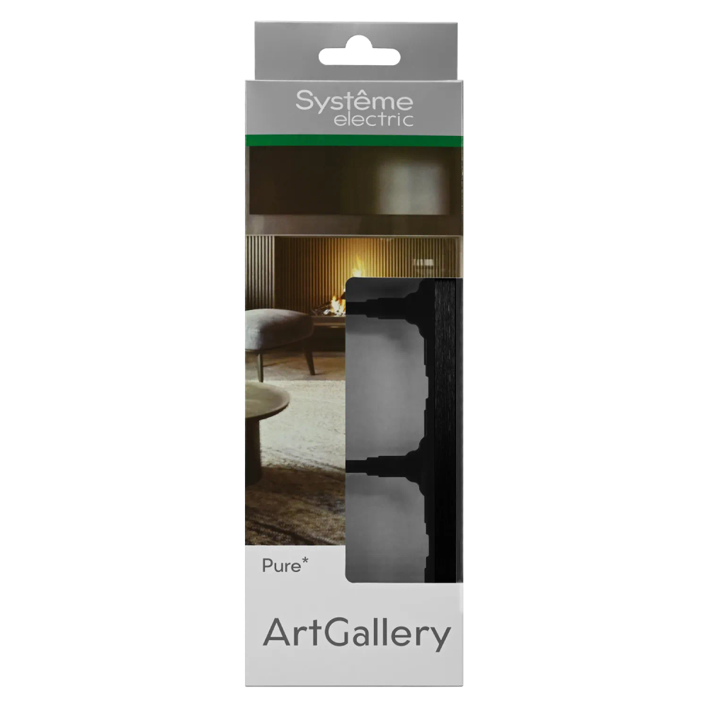 ARTGALLERY PURE 3-постовая РАМКА, МЕТАЛЛ ОНИКС