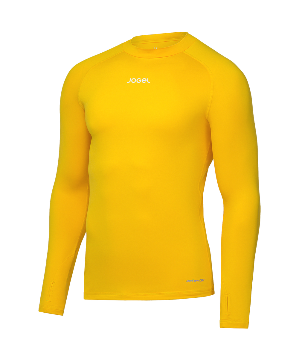 Лонгслив компрессионный утепленный JOGEL CAMP 2 PerFormDRY Baselayer Top Warm, желтый