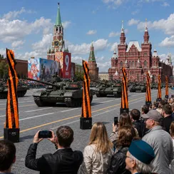 Имитация пламени к 9 Мая