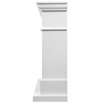 Каминокомплект: Очаг Electrolux EFP/P-4220LS, портал California 42/40/36, белый