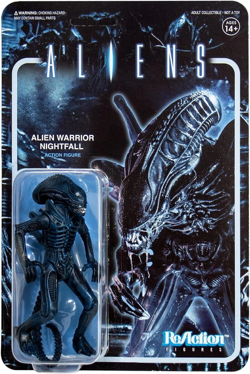 Фигурка Super7 - Aliens ReAction Figures Wave 1 - Alien Warrior Nightfall Blue