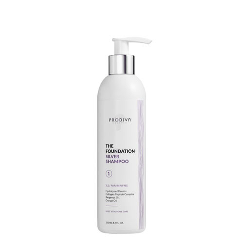 Prodiva Silver The Foundation Shampoo - Шампунь серебристый тонирующий