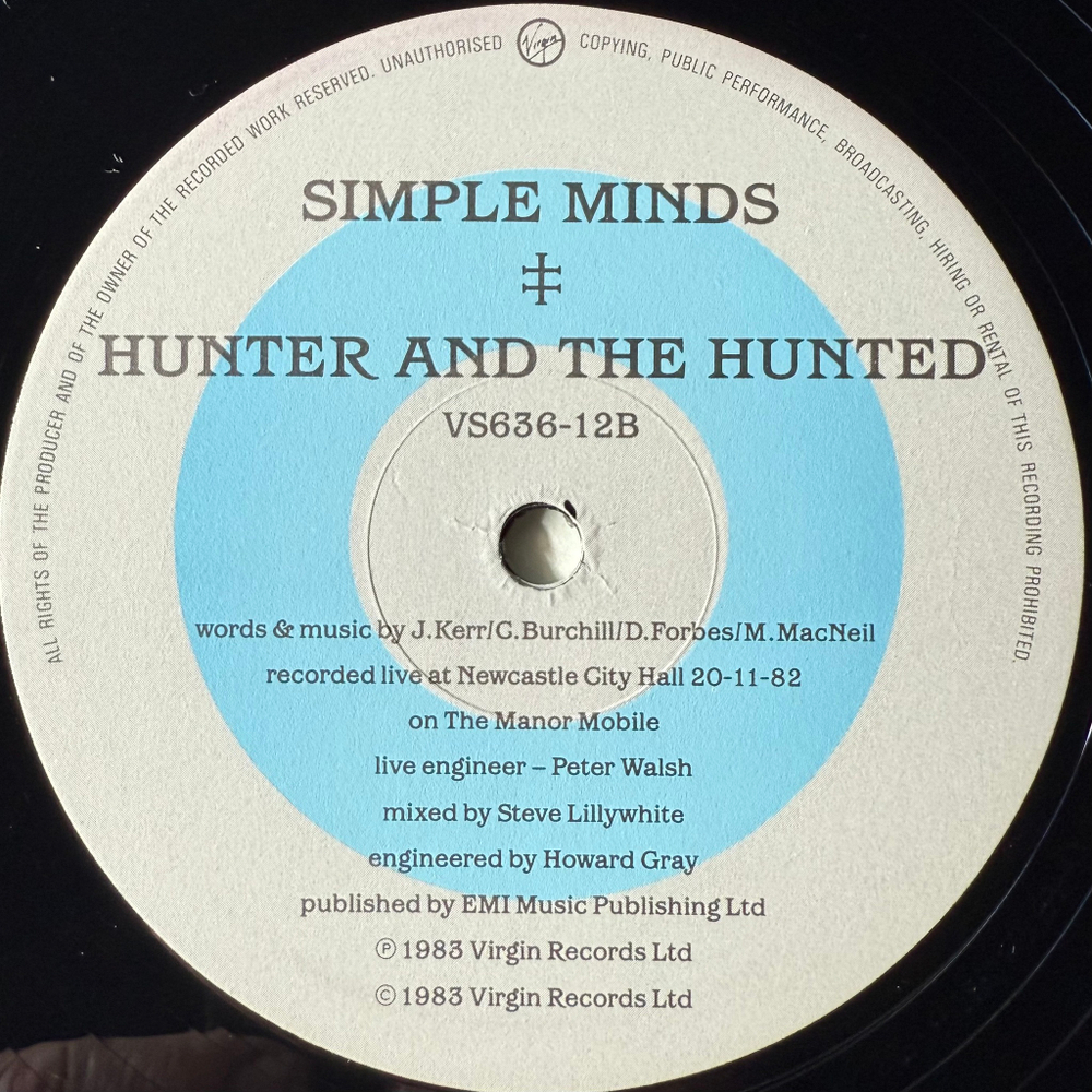 Simple Minds ‎– Waterfront (Англия 1983г.) 12", 45 RPM