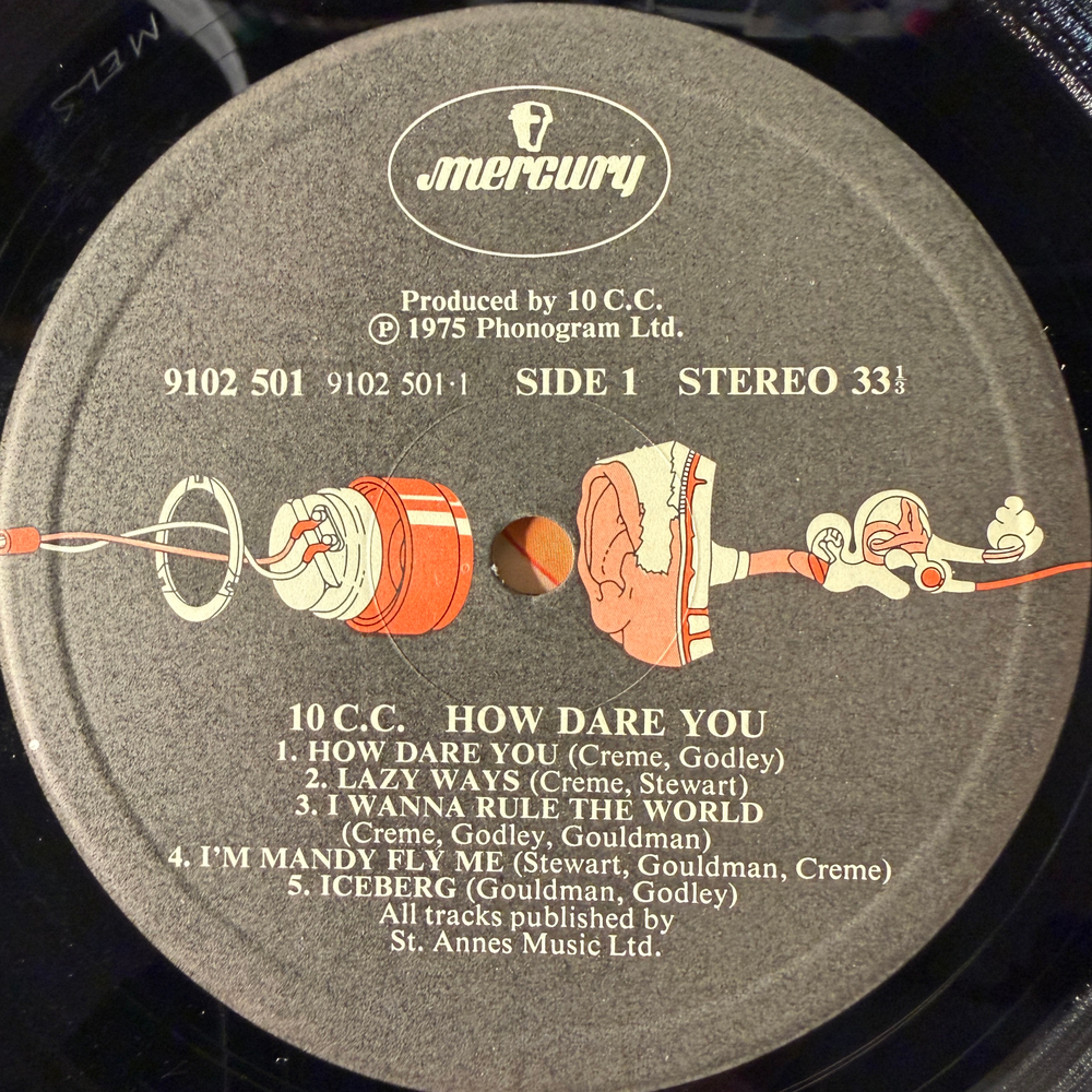 10cc ‎– How Dare You! (Норвегия 1976г.)