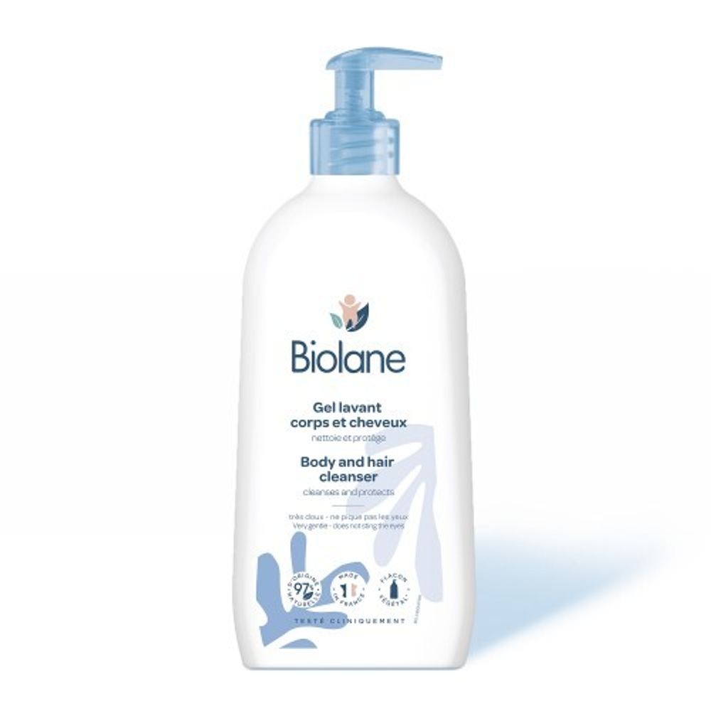 Гель для тела и волос 2 в 1 BIOLANE Body and Hair Cleanser 350 мл