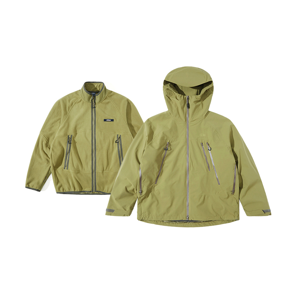 Куртка 3в1 Nothomme Blue Jacket+Fleece "Yellow Green"