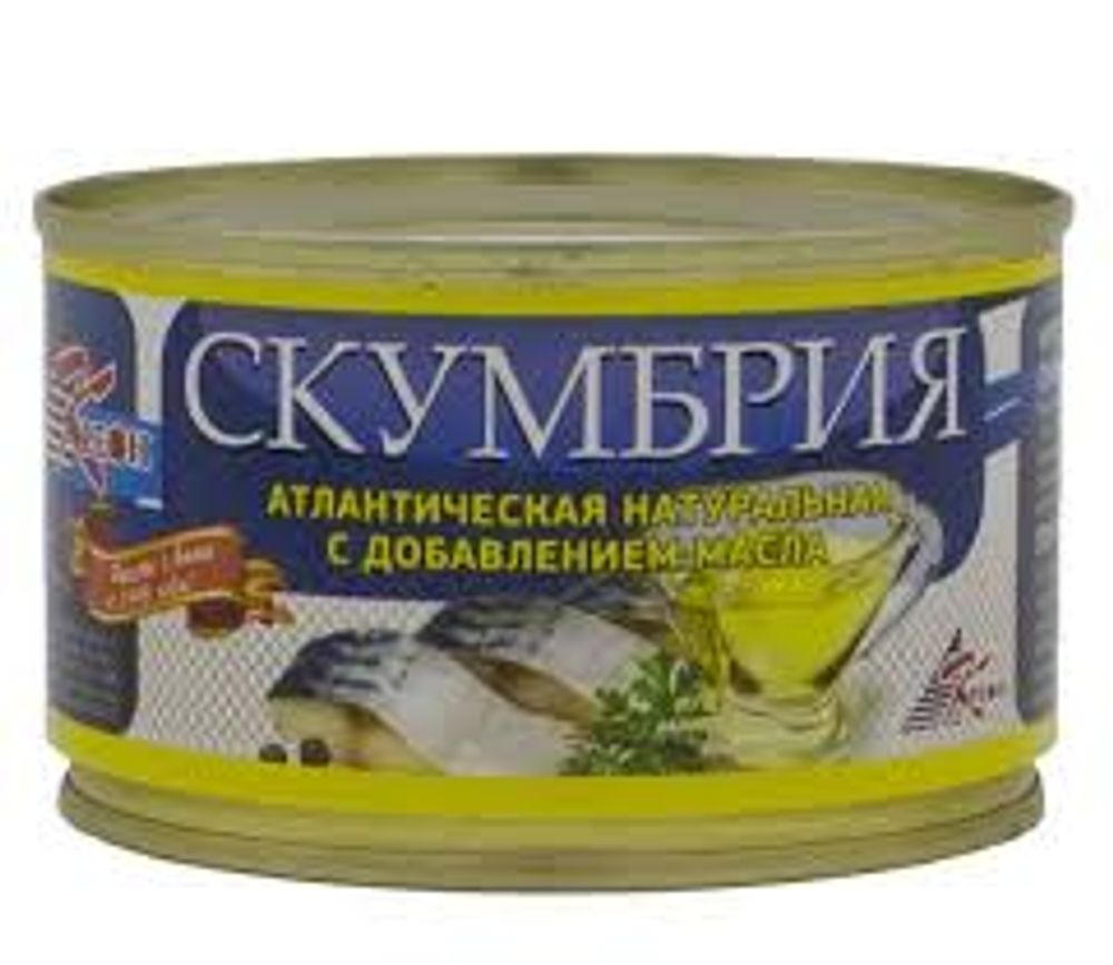 Скумбрия Морская Держава НДМ ж/б ключ 240г