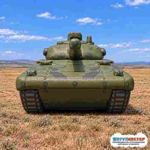 Надувная мишень-имитатор бронетехники «БМП-2 Полигон», 6,7×3,2×2,4 м