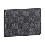 LOUIS VUITTON Enveloppe Carte De Visite Damier Graphite